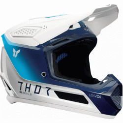 Мотокрос каска THOR FLEET STORM WHITE/NAVY