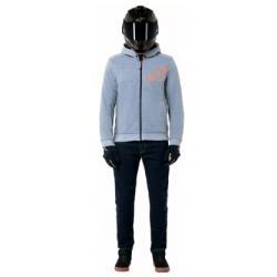Мото суитшърт ALPINESTARS CHROME V2 GRY/RED