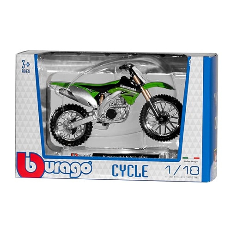 Мотоциклет играчка KAWASAKI CROSS 1:18