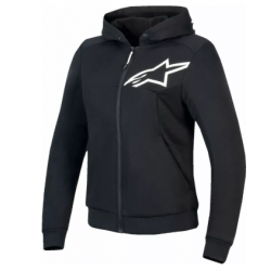 Дамски мото суитшърт ALPINESTARS Stella Chrome v2 BLK/WHT