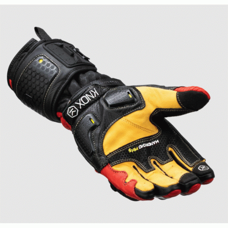 Кожени ръкавици KNOX Handroid MK5 RED