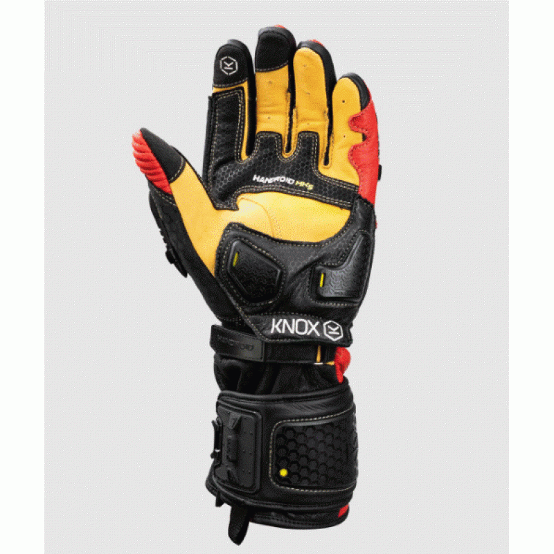 Кожени ръкавици KNOX Handroid MK5 RED
