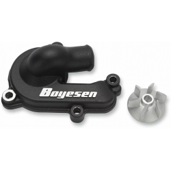 Комплект капак на водната помпа и работно колело BOYESEN COVER/IMP WATPUMP KTM Black