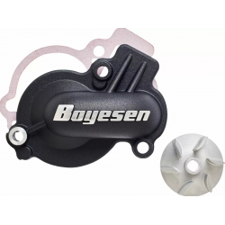 Комплект капак на водната помпа и работно колело BOYESEN COVER/IMP WATPUMP KTM Black