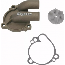 Комплект капак на водната помпа и работно колело BOYESEN COVER/IMP WAT PUMP KX/RM Magnesium