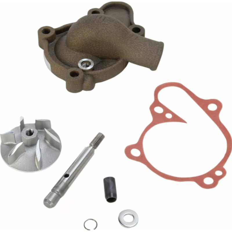 Комплект капак на водната помпа и работно колело BOYESEN COVER/IMP WATPMP YZ125 Magnesium