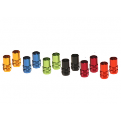 Капачки за гуми RFX Sport Valve Caps With Valve Key Orange