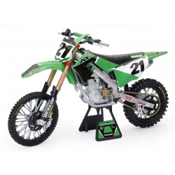 Мотоциклет играчка NEW-RAY KAWASAKI JASON ANDERSON 21 (Макет)
