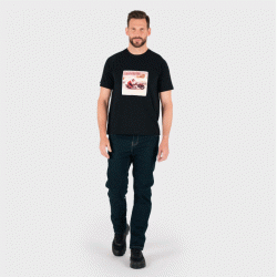 Мото тениска KNOX HERITAGE RACE BLACK