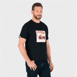 Мото тениска KNOX HERITAGE RACE BLACK