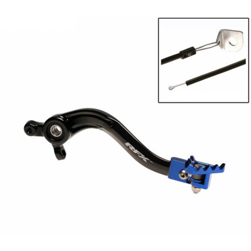 Заден лост за спирачка RFX Pro FT Rear Brake Lever (Black/Blue) - Husqvarna TC65 17-24