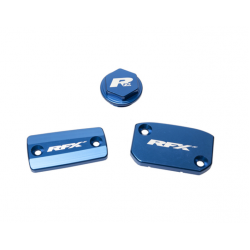Комплект капаци RFX Pro Reservoir Cap Kit Kit (Blue) (Brembo Brake and Magura Clutch) Husqvarna FE/TE 18-21