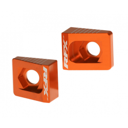 Блок втулка за задна ос RFX Pro Rear Axle Adjuster Blocks (Orange) - KTM 65 02-15
