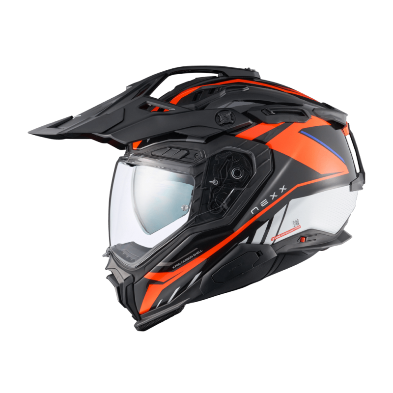 Адвенчър каска NEXX X.WED3 GOBI ORANGE/WHITE