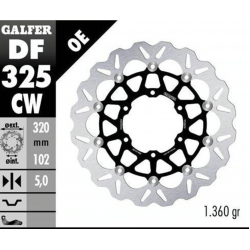 Заден спирачен диск Galfer WAVE DISC FLOAT WAVE 320x5mm DF325CW