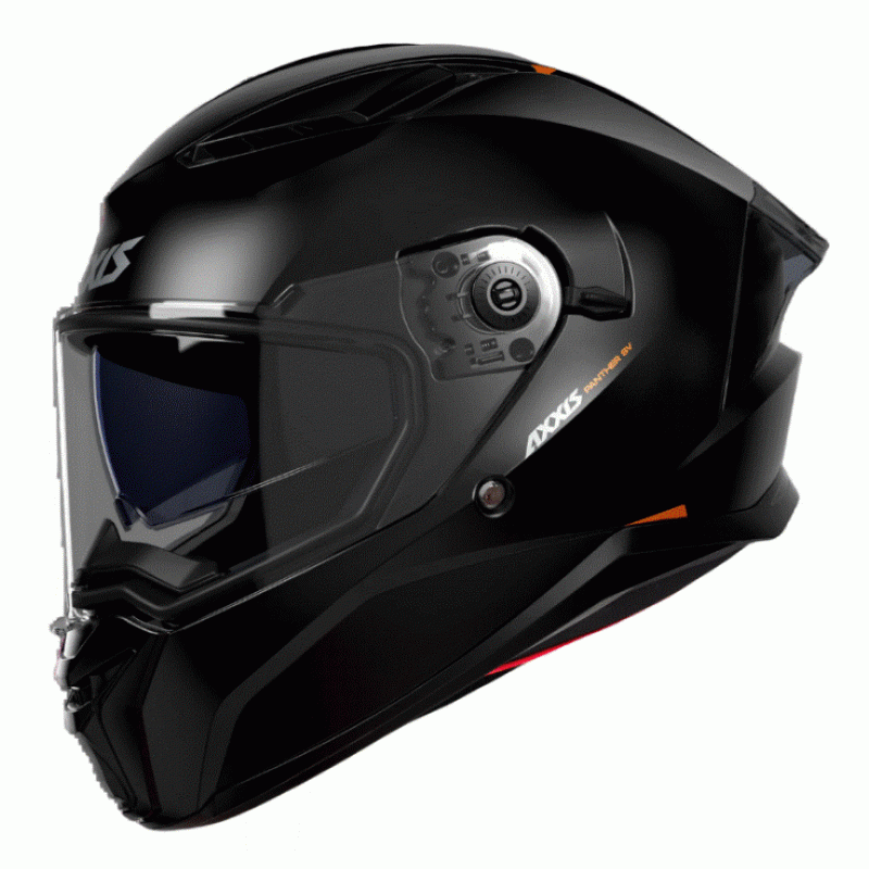Каска AXXIS PANTHER SV SOLID A1 BLACK GLOSS