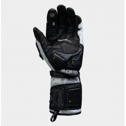 Кожени ръкавици KNOX Handroid Mk5 BLACK/WHITE LIMITED