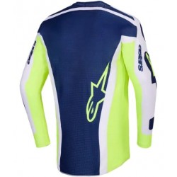 Мотокрос джърси Alpinestars RACER AIR RIWAY GRAY/YELLOW/BLUE