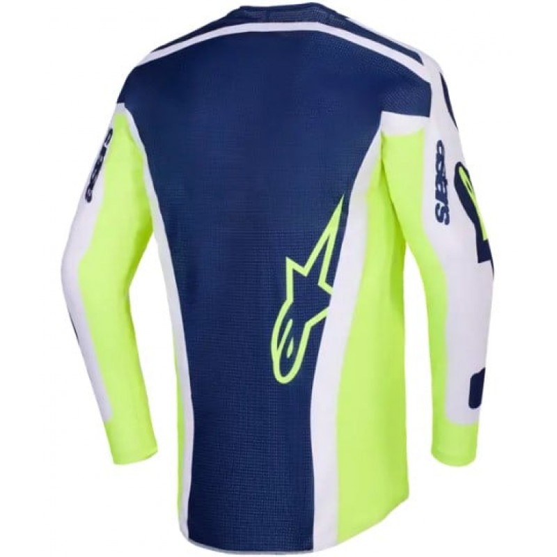 Мотокрос джърси Alpinestars RACER AIR RIWAY GRAY/YELLOW/BLUE