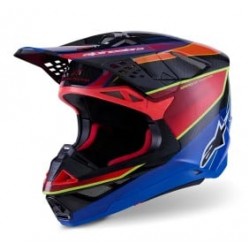 Мотокрос каска ALPINESTARS SM10 ERA BLUE/RED/YL