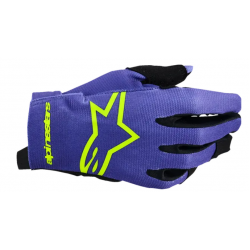 Детски мотокрос ръкавици ALPINESTARS RADAR PURPLE/YELLOW