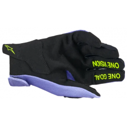 Детски мотокрос ръкавици ALPINESTARS RADAR PURPLE/YELLOW