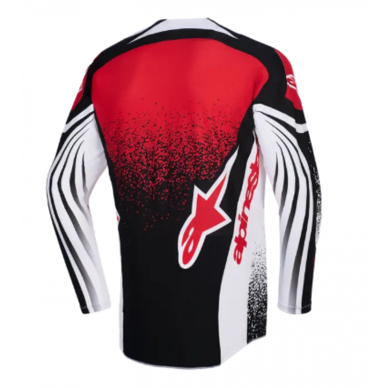 Мотокрос джърси Alpinestars TECHSTAR NOMUR BLACK/WHITE/RED