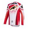Мотокрос джърси Alpinestars TECHSTAR NOMUR GRAY/RED/BLACK