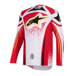 Мотокрос джърси Alpinestars TECHSTAR NOMUR GRAY/RED/BLACK