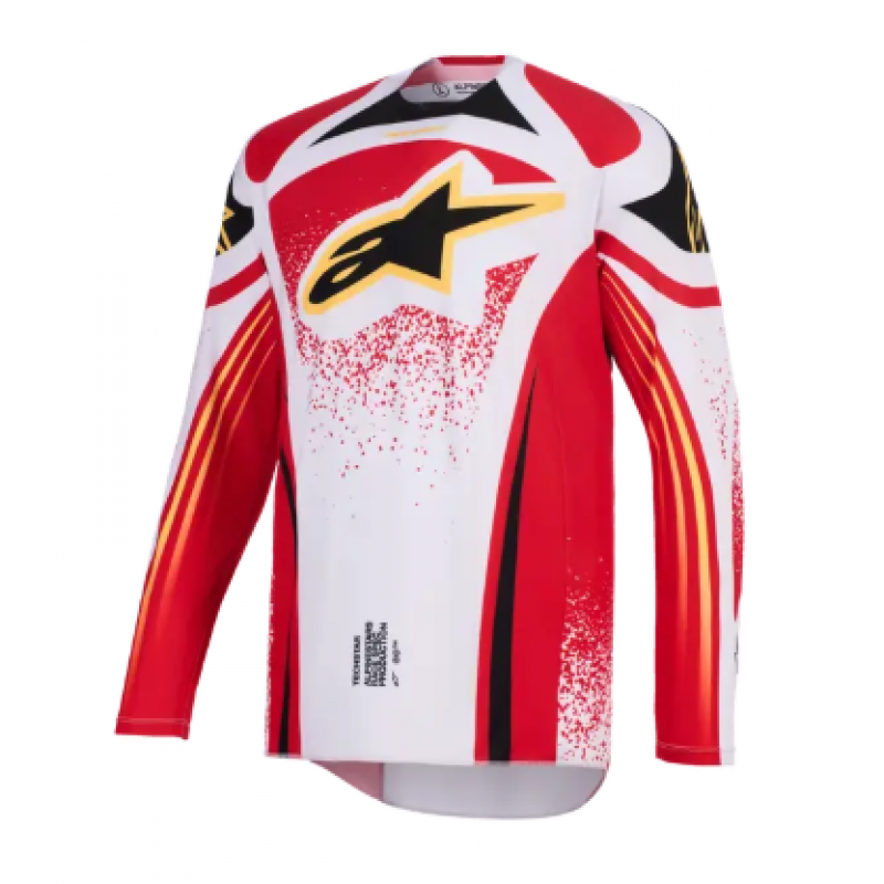 Мотокрос джърси Alpinestars TECHSTAR NOMUR GRAY/RED/BLACK