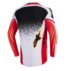 Мотокрос джърси Alpinestars TECHSTAR NOMUR GRAY/RED/BLACK