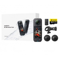 Екшън камера Insta360 X5 360° 8K MOTORCYCLE BUNDLE