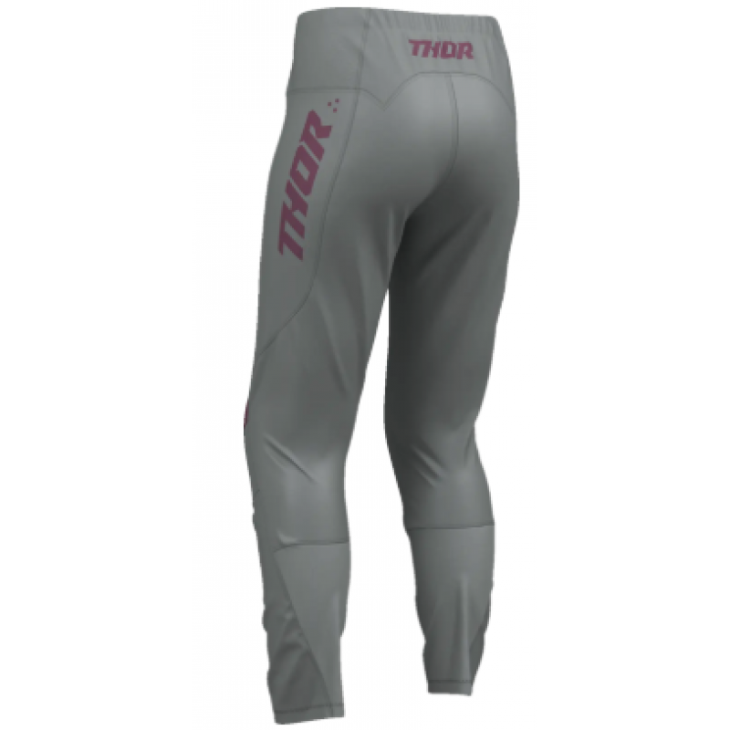 Дамски мотокрос брич  THOR  RIDEMODE MENACE PURPLE/GREY