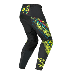 Детски мотокрос брич O'NEAL ELEMENT RANCID BLACK/NEON YELLOW