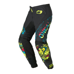 Детски мотокрос брич O'NEAL ELEMENT RANCID BLACK/NEON YELLOW