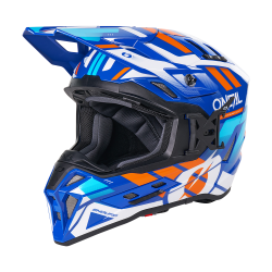 Ендуро каска O'NEAL EX-SRS DUST BLUE/ORANGE