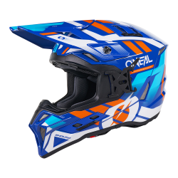 Ендуро каска O'NEAL EX-SRS DUST BLUE/ORANGE