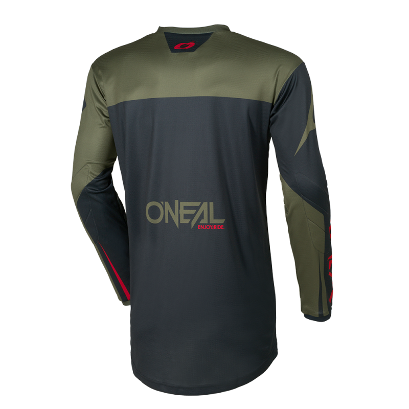 Мотокрос блуза O`NEAL ELEMENT RACEWEAR BLACK/OLIVE V.26