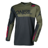 Мотокрос блуза O`NEAL ELEMENT RACEWEAR BLACK/OLIVE V.26