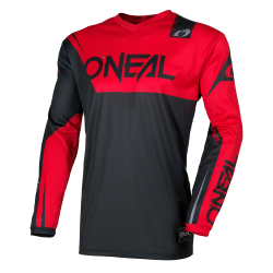 Мотокрос блуза O`NEAL ELEMENT RACEWEAR BLACK/RED V.26