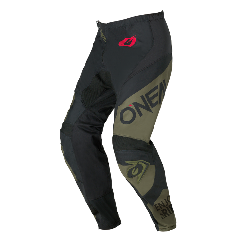Мотокрос брич O'NEAL ELEMENT RACEWEAR BLACK/OLIVE V.26