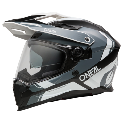Ендуро каска O'NEAL D-SRS NOMAD BLACK/WHITE/GRAY V.26