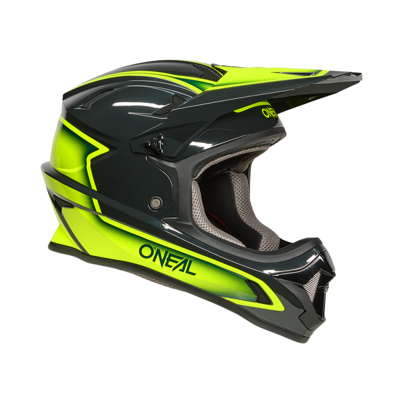Вело каска O'NEAL SONUS SLICK GRAY/NEON YELLOW V.26