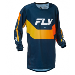 Детска мотокрос блуза FLY RACING Kinetic Jugend - Navy/Orange