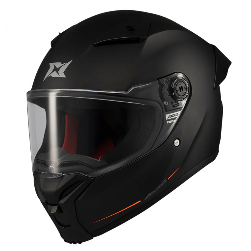 Каска AXXIS FENIX SOLID BLACK MATT
