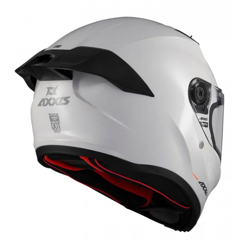 Каска AXXIS FENIX SOLID WHITE GLOSS
