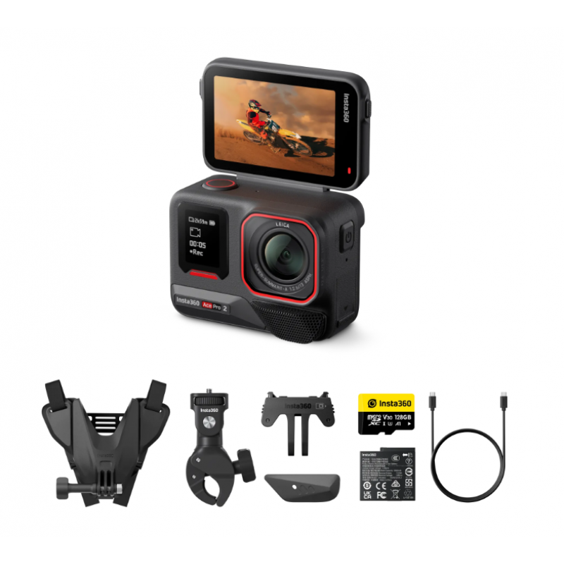 Екшън камера Insta360 ACE PRO 2 MOTORCYCLE BUNDLE