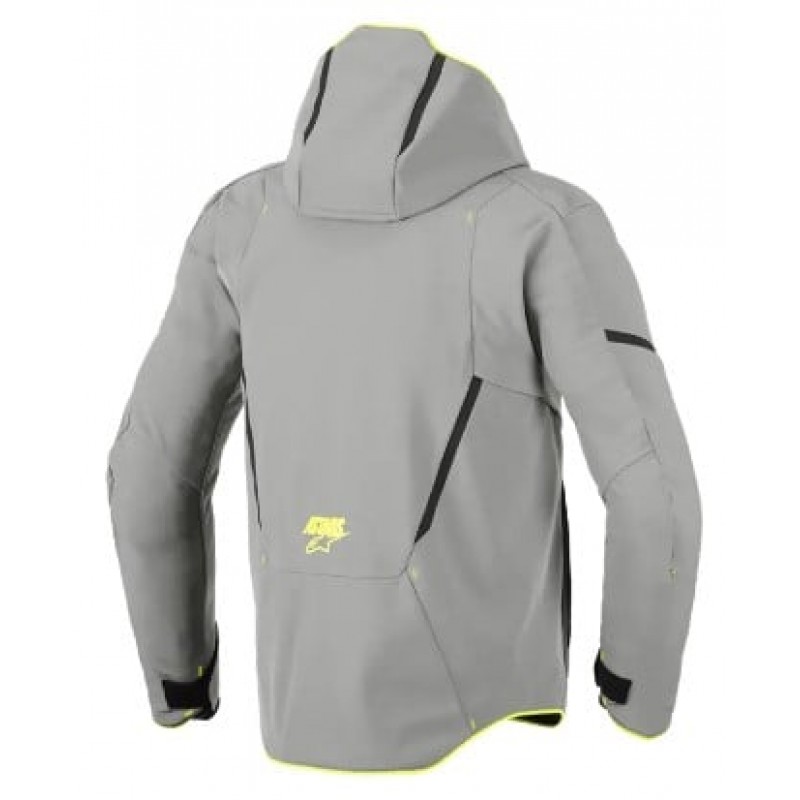 Мото суитшърт ALPINESTARS Aeroshell WP GRAY/YELLOW