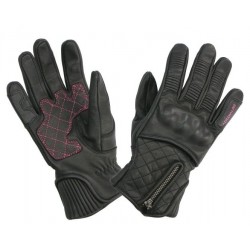 Дамски кожени ръкавици ADRENALINE ORCHID BLACK/PINK