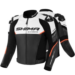 Кожено мото яке SHIMA BANDIT 2.0 RED